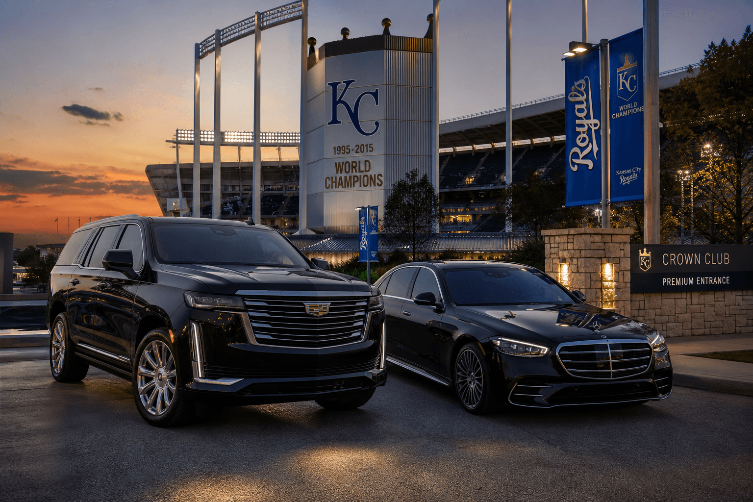 Kansas City Royals Game Day Corporate Transportation