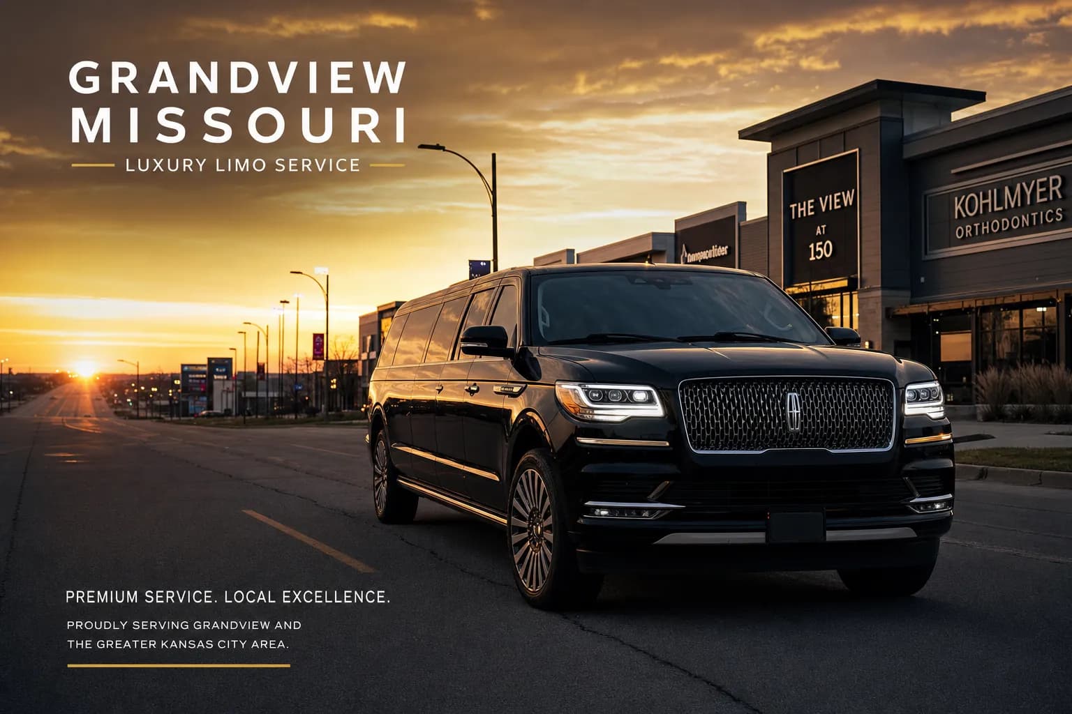 Luxury limo service in Grandview, MO — ExclusiveKC