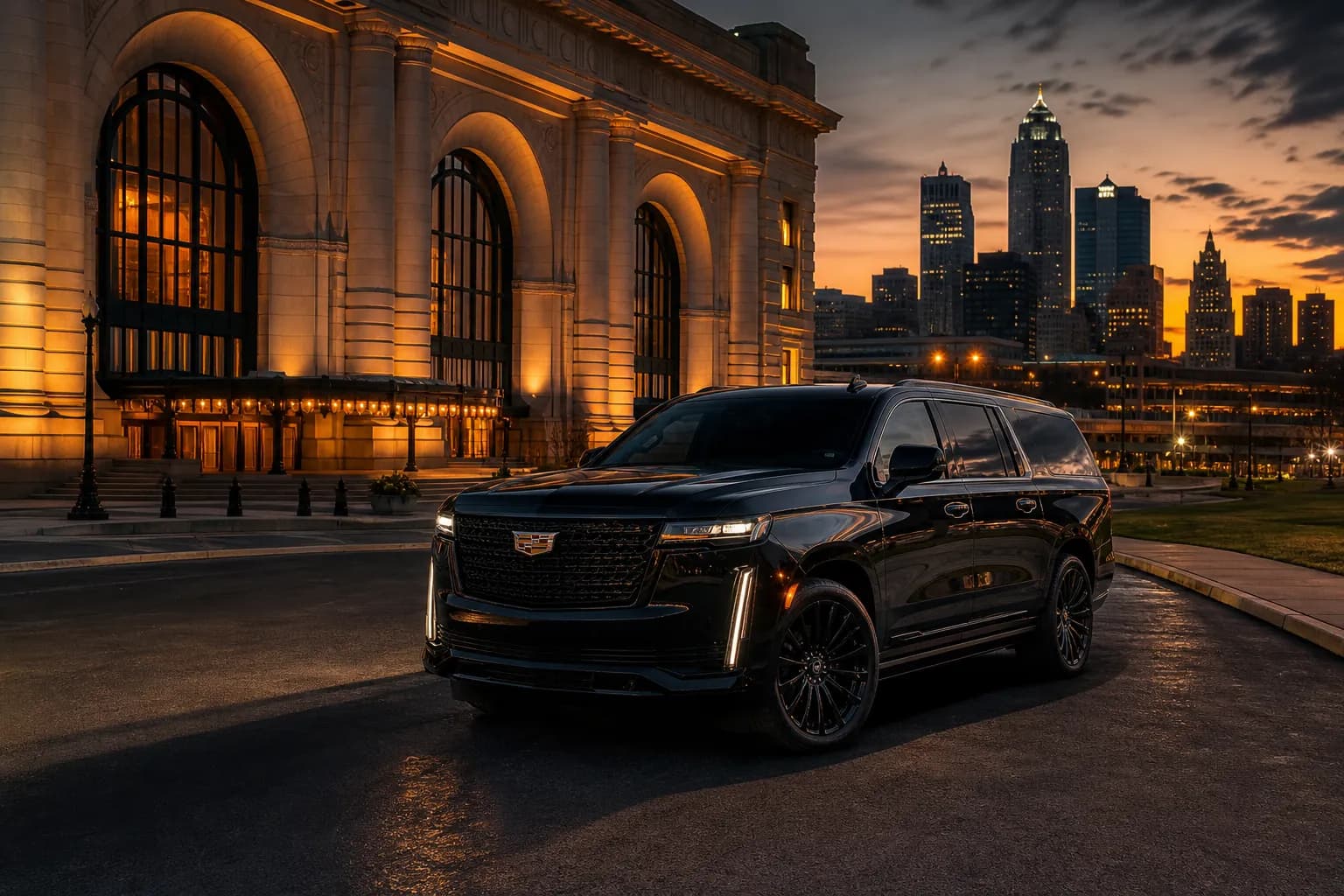 Luxury limo service in Kansas City