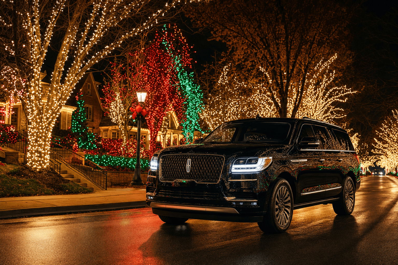 Kansas City Christmas Light Tours — ExclusiveKC luxury transportation in Kansas City
