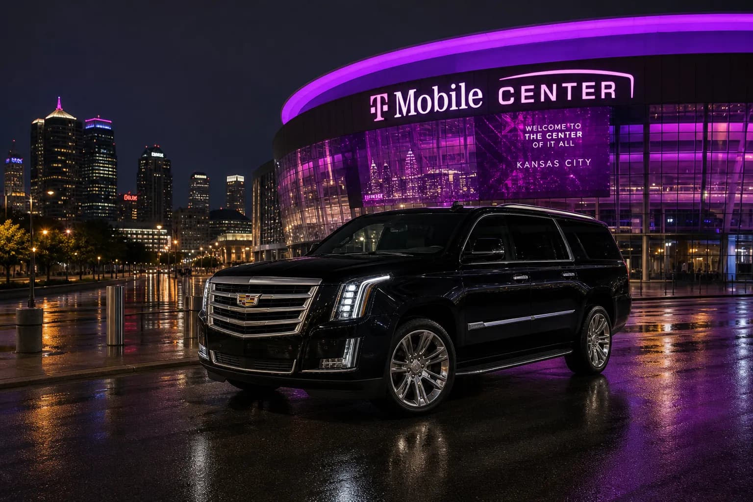 T-Mobile Center Transportation — ExclusiveKC Kansas City luxury transportation